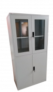 Metalni arhivski orman, staklena vrata i metalna vrata, FHC-2S+KV